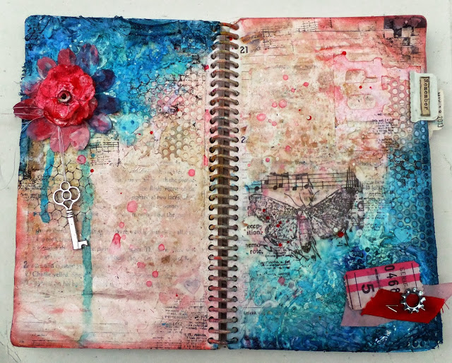 Featured Artists for A Mixed Media Color Challenge 9 A Mixed Media
