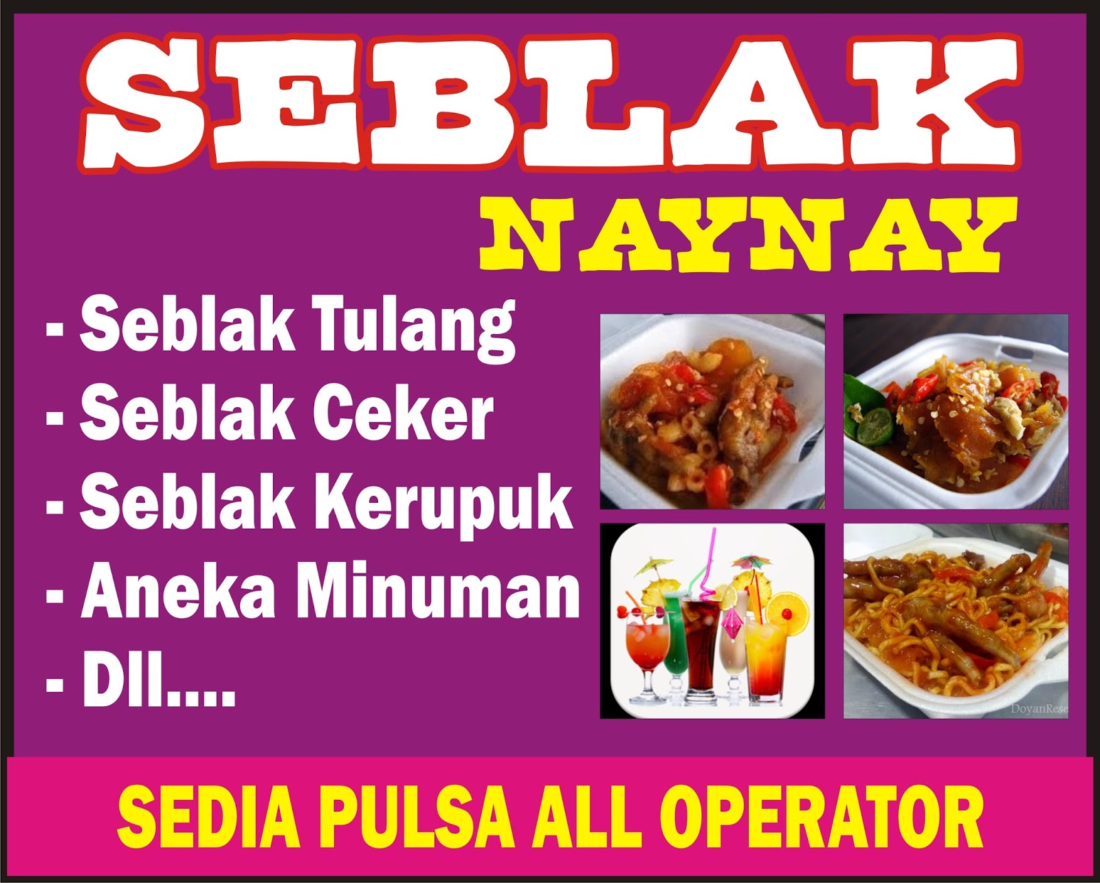 Contoh Spanduk Seblak Cdr Karyaku Contoh Spanduk Seblak Cdr Karyaku