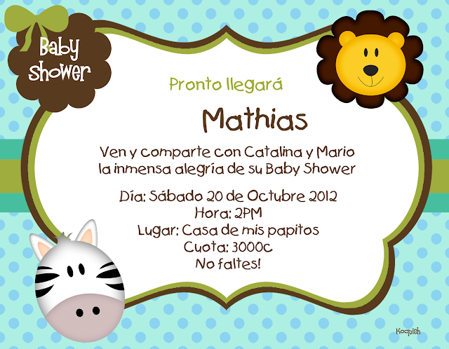 Invitaciones Para Baby Shower De Nino Invitaciones Para Baby Shower De Nino