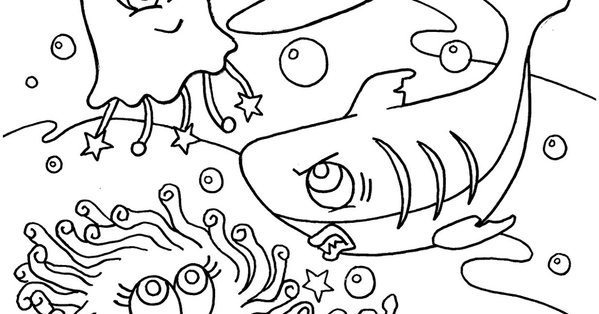 ocean animals coloring pages