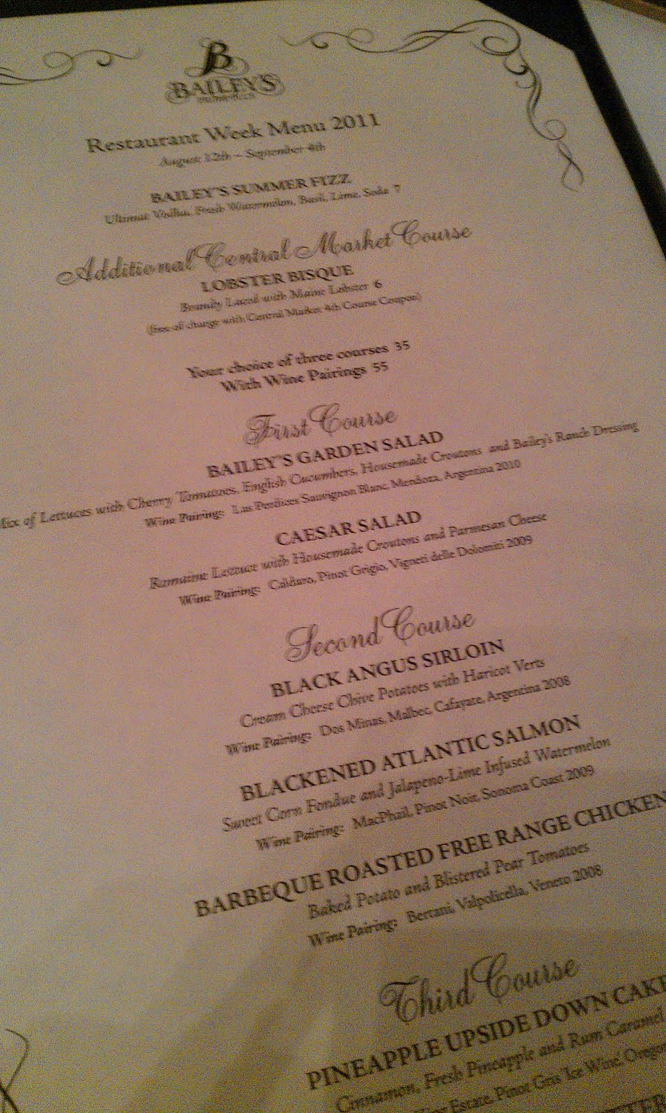 Dallas Restaurant Week North Dallas Nutrition