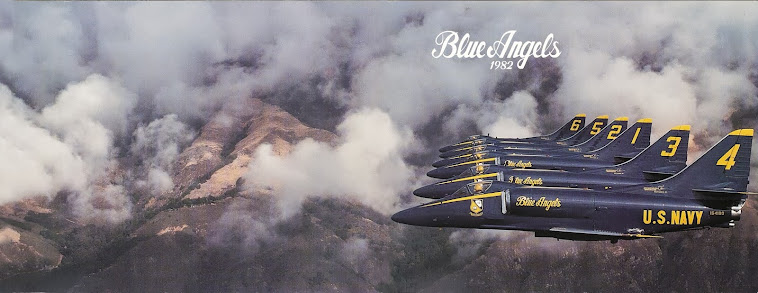 The 1982 Blue Angels Yearbook double spread