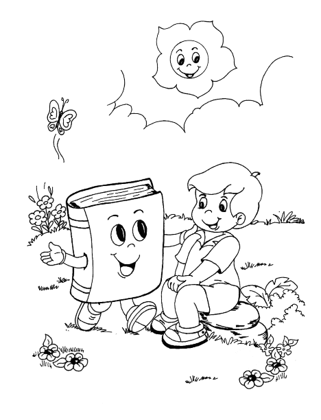 Dibujo De Portada De Cuader De Lengua Y Literatura Para Colorear