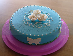 blue cake