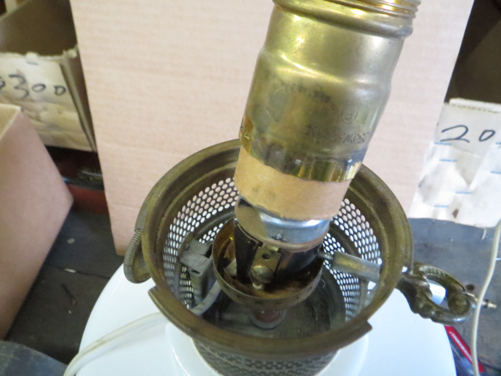 Lamp Parts and Repair Lamp Doctor Opal Electric Aladdin Lamp Repair