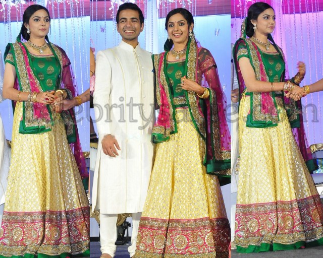 Samvritha Sunil Wedding Sarees - Saree Blouse Patterns