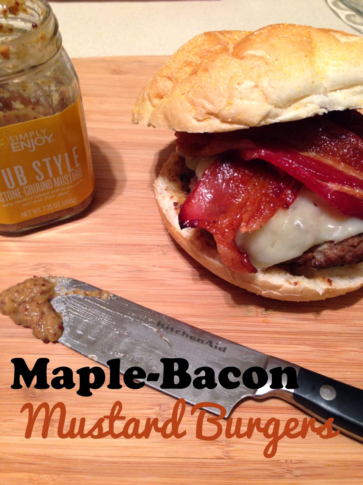 MapleBacon & Mustard Burgers