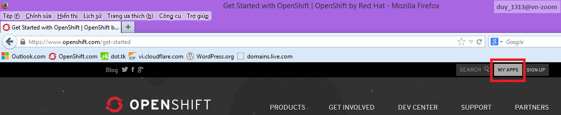 Hướng dẫn tổng hợp: Openshift + Wordpress + Dot.tk + Cloudflare + Outlook Mail Domain Screenshot+(96)