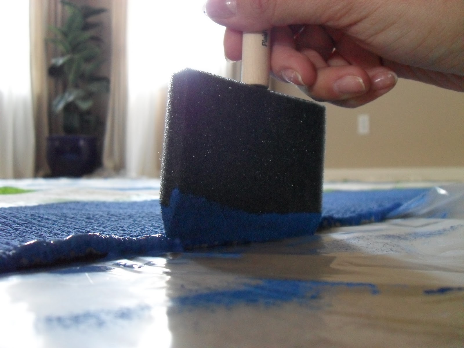 How to Paint a Rug Part 1
