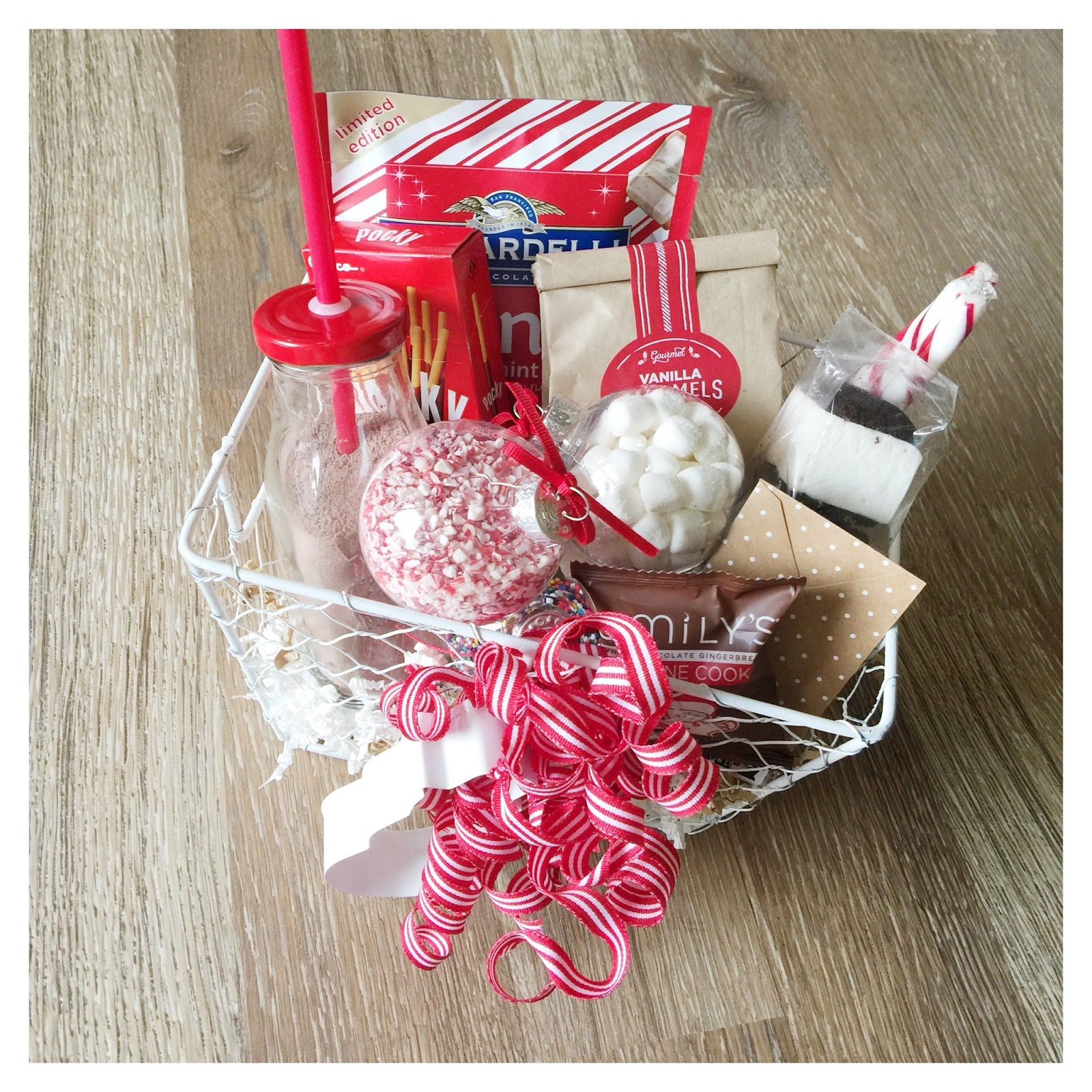 All Things Pink and Pretty Hot Cocoa Basket