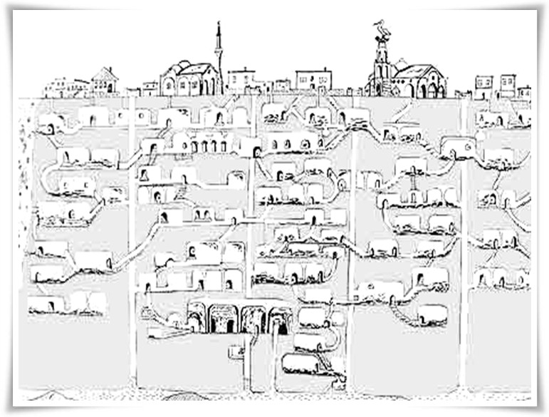 Underground City Photos Seen On www.coolpicturegallery.us Cappadocia Derinkuyu Seen On www.coolpicturegallery.us