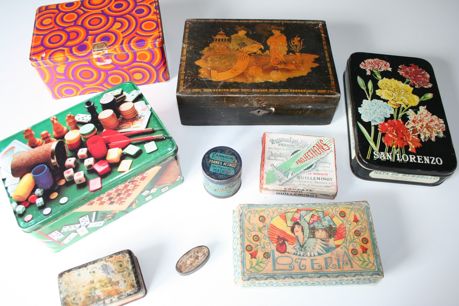 El Museo del Diletante *: Cajas vintage