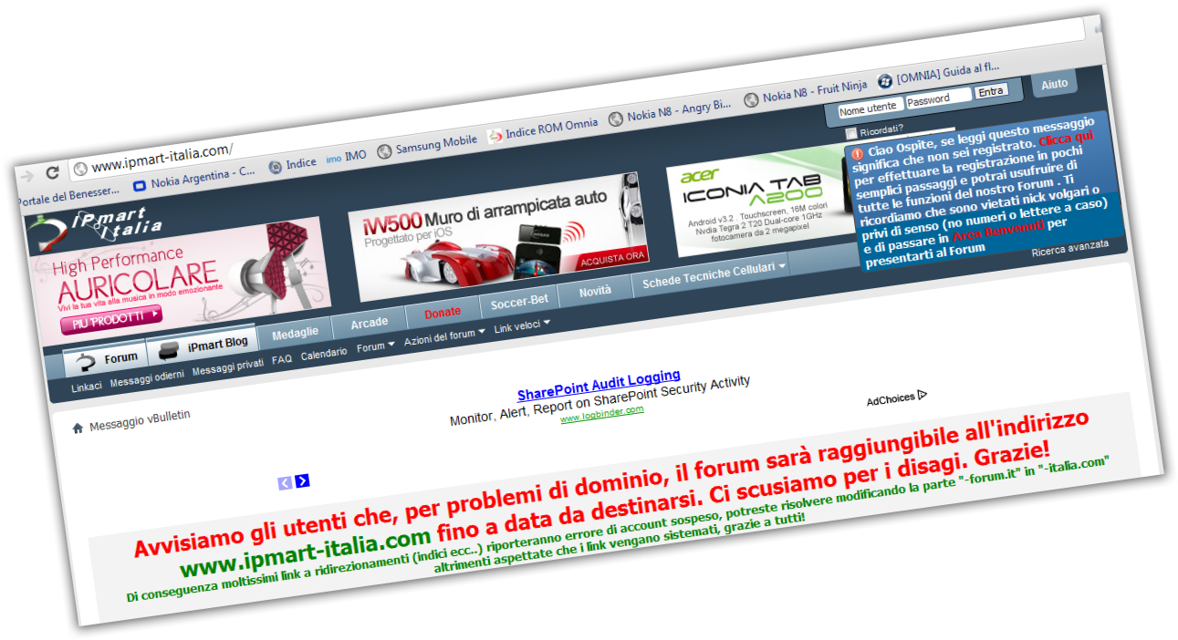 Ipmart Forum | ipmart forum chiude no cambia dominio clp blog Ipmart Forum | ipmart forum chiude no cambia dominio clp blog