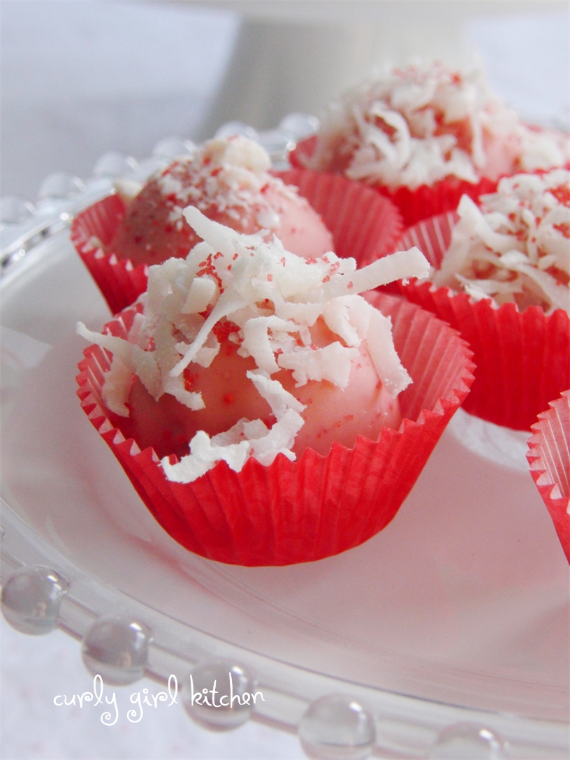 Curly Girl Kitchen Peppermint Crunch Coconut Christmas Cake and Cake