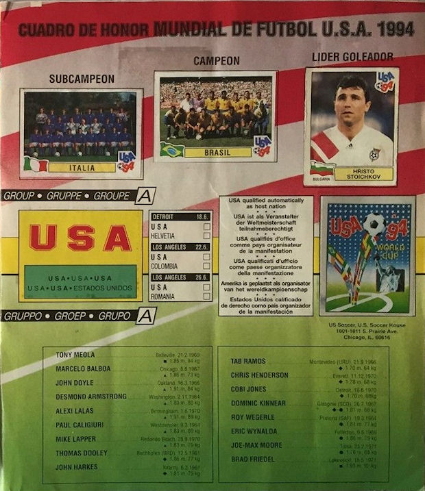 USA 94 World Cup # 415 Mehalel // Jaber Green Back Panini Saudi Arabia