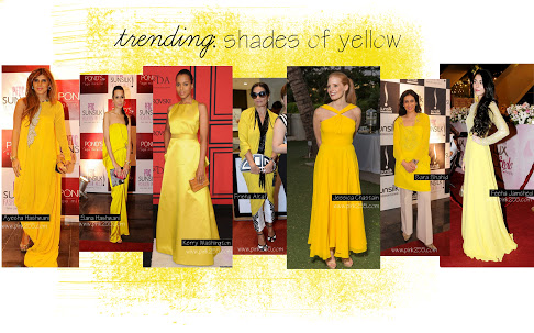 Shades of Yellow Dresses