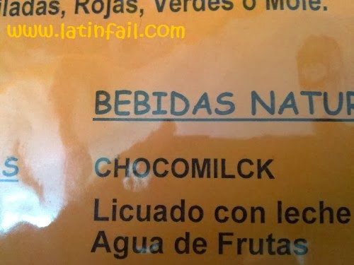 Chocomilk o Chocomilck - Como se dice leche chocolatada en ingles