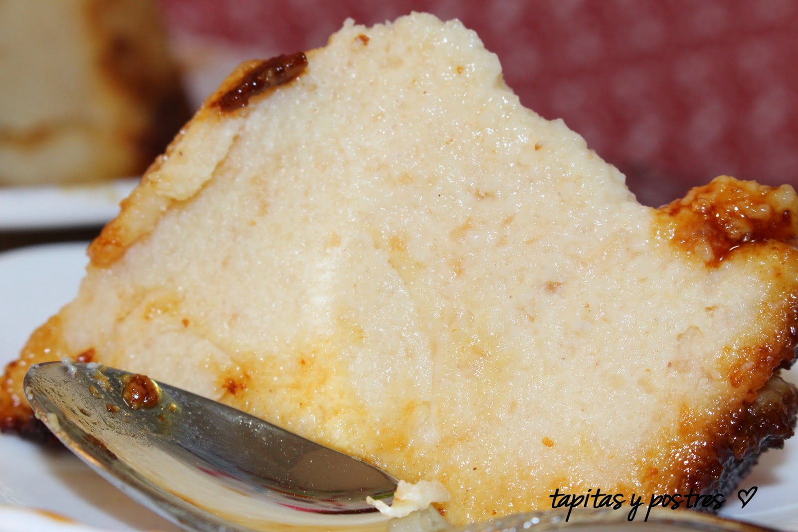 Tapitas y Postres Pudin de pan y leche condensada.