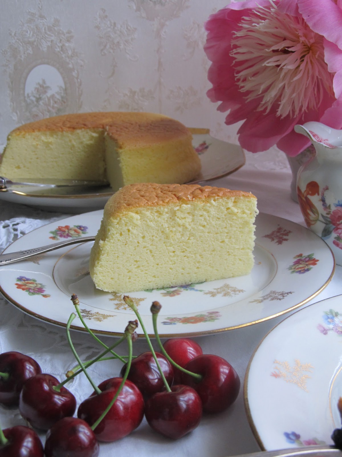 I-Lost in Austen: Cotton Soft Japanese Cheesecake With Wild Blueberry ...
