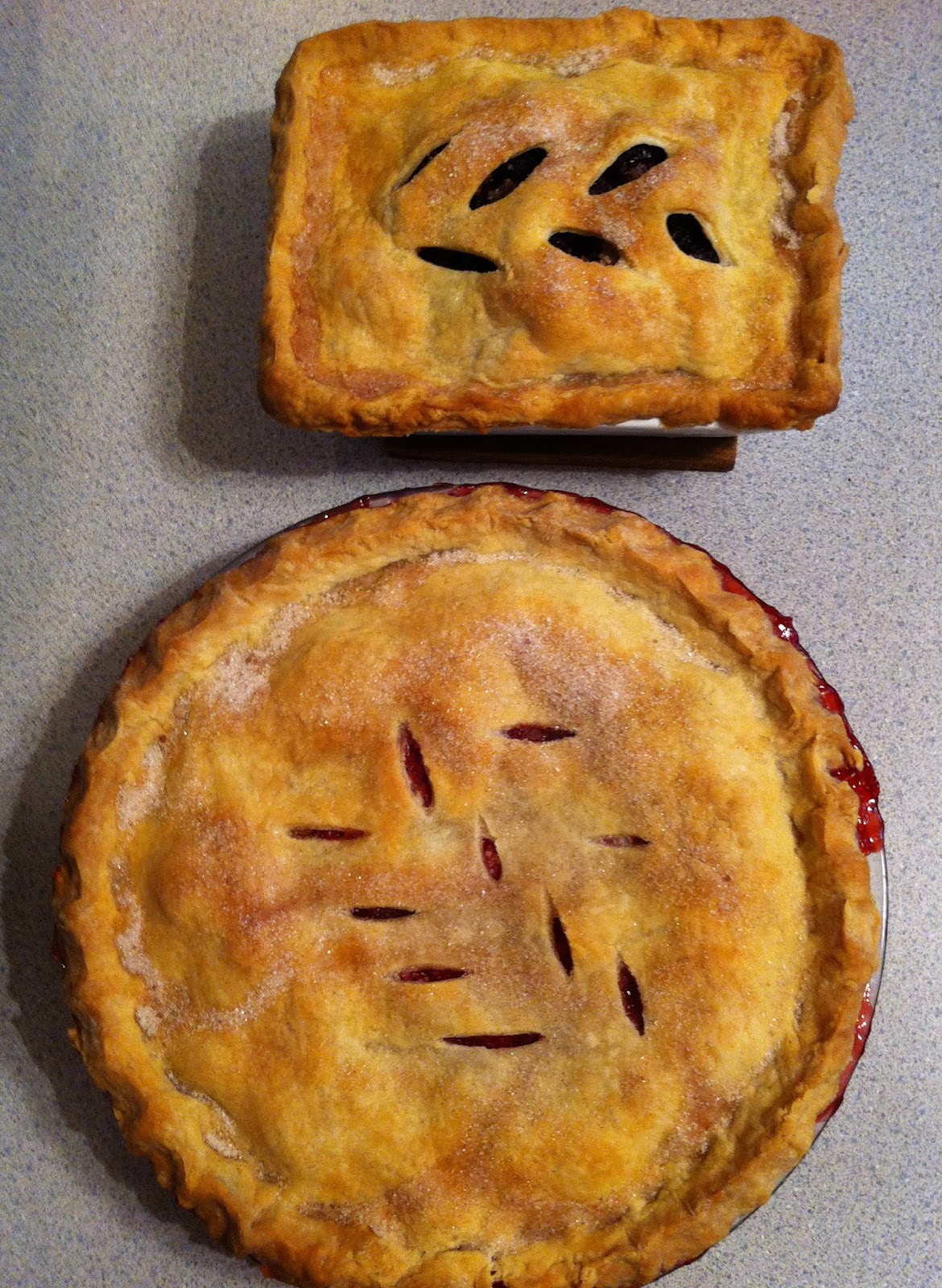 The Hidden Pantry Red Raspberry & Blackberry Pies