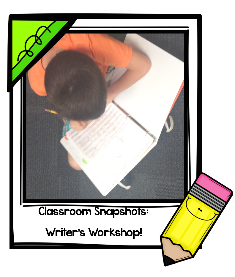 Classroom Snapshot! Writing Part 2 Our Writing Notebooks and a little