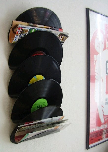 Vinyl Record Wall Rack