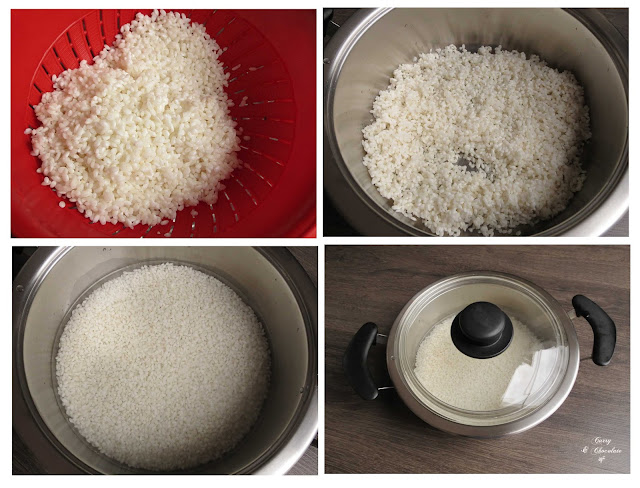 Cociendo el arroz Cociendo el arroz