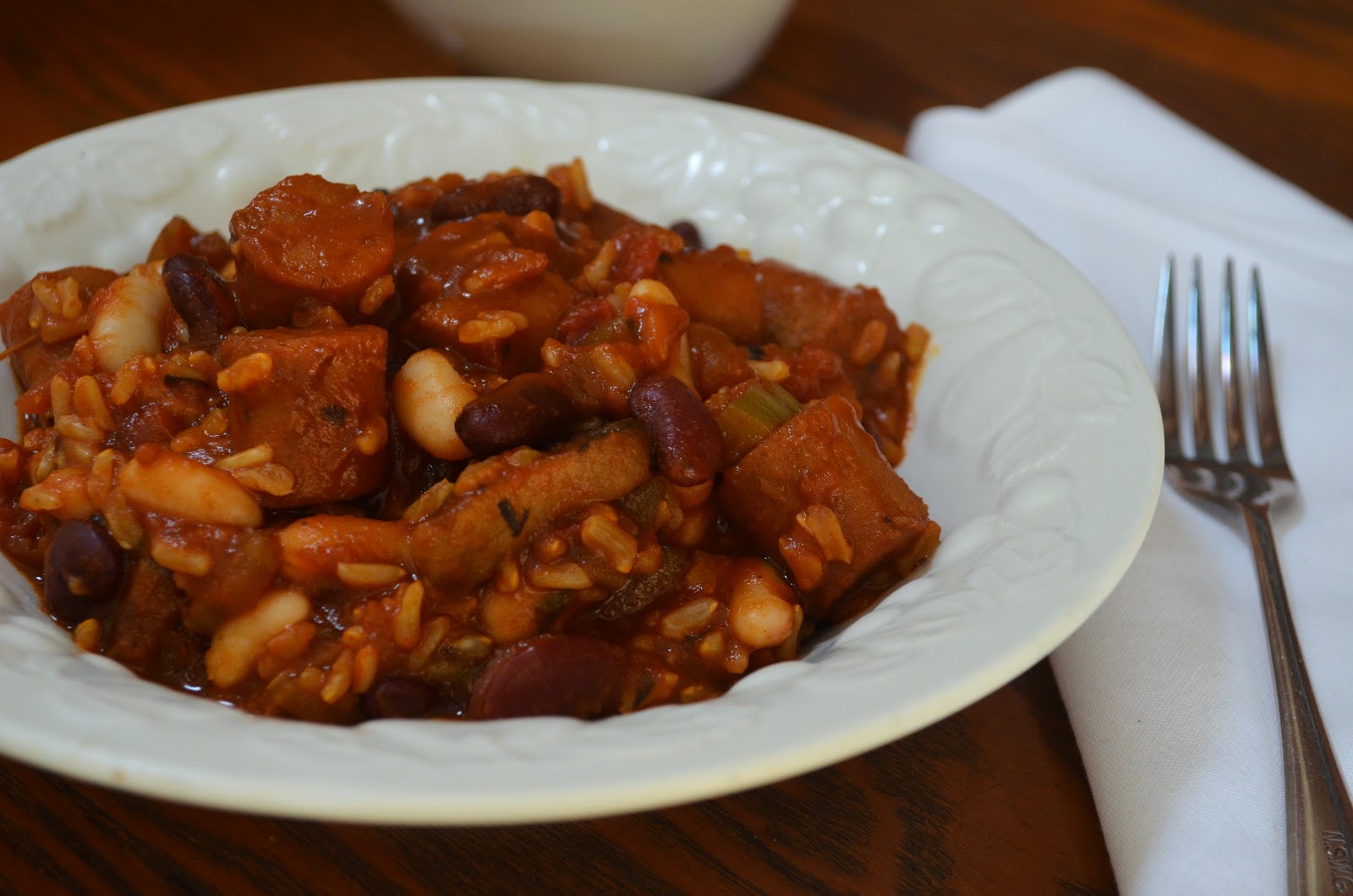 Gormandize Mushroom and Bean Vegan Jambalaya