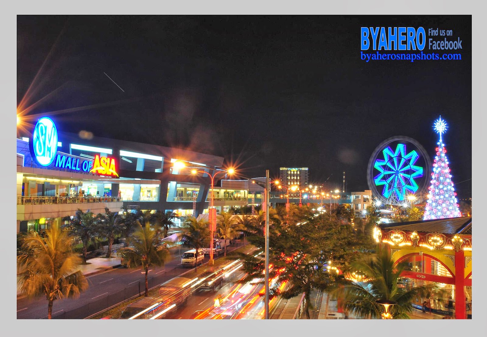 Byahero Christmas display at SM Mall of Asia