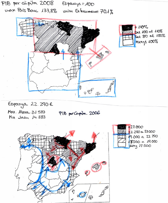 PIB per Càpita a ESPANYA