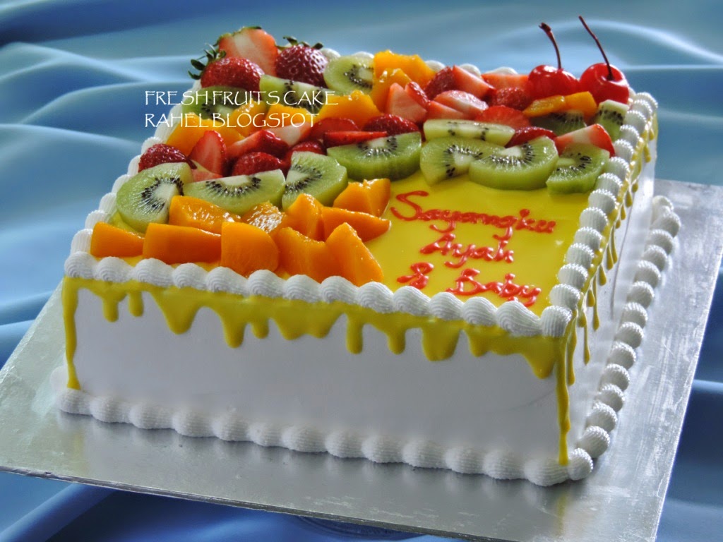 I Love Cake Tempahan Fresh Fruits Cake