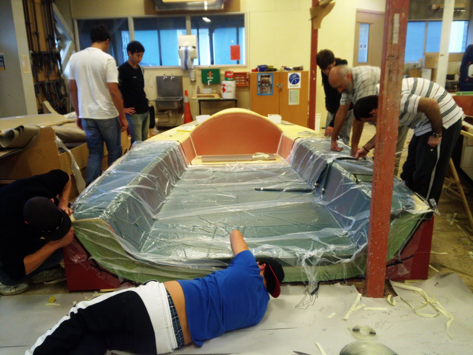 BenJames VACUUM BAGGING " STACKING" and EPOXY