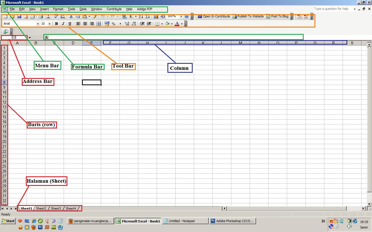 MENGENAL MICROSOFT EXCEL 2003 Bloglieken