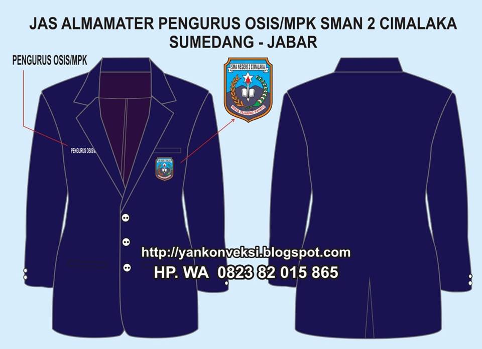 JAKET ALMAMATER OSIS MPK SMA