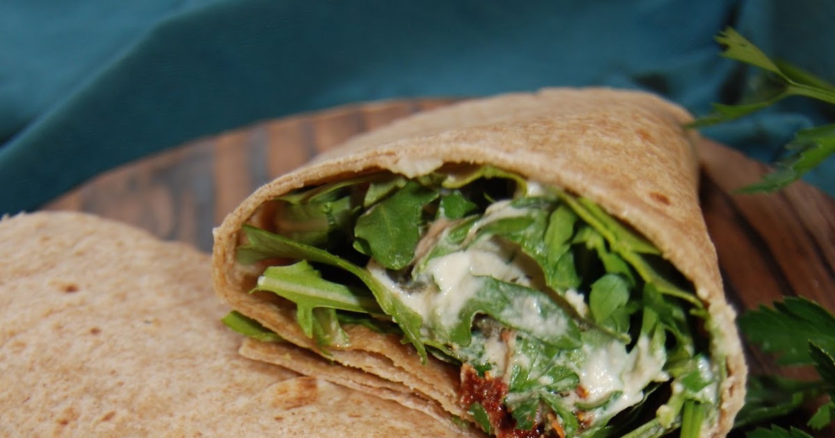 Crazy Sexy Kitchen Project Mediterranean Wrap with Cashew Cream Cheese