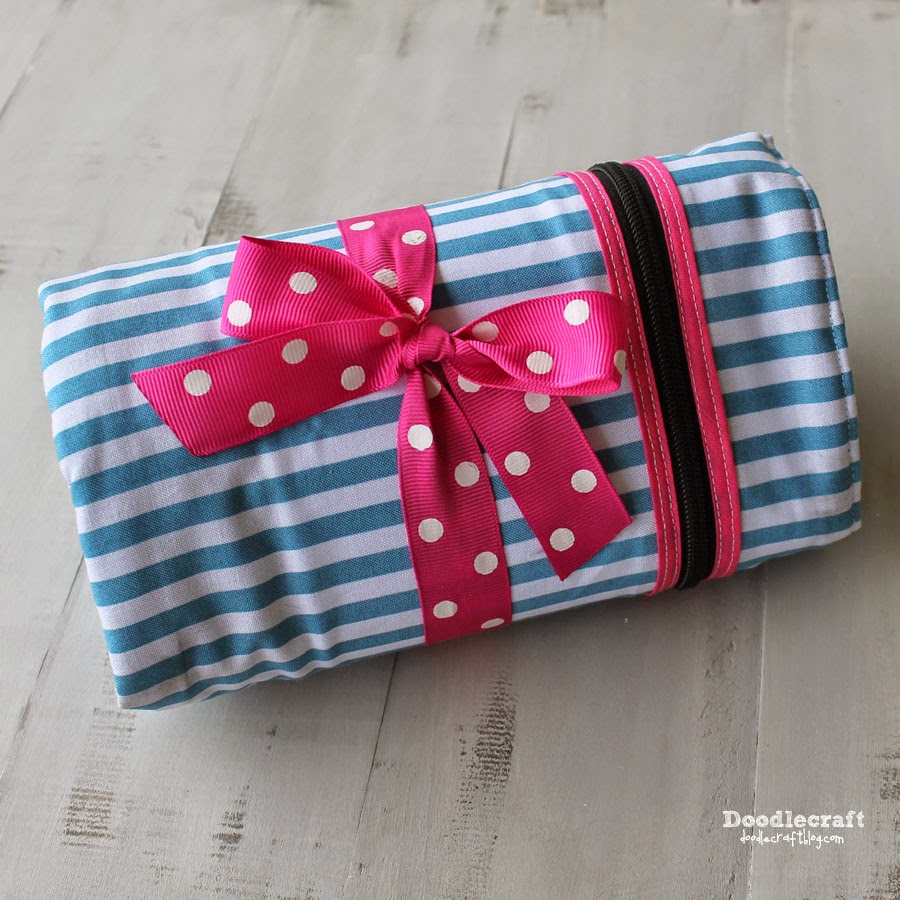 Doodlecraft Roll Up Glovebox Essentials Caddy!