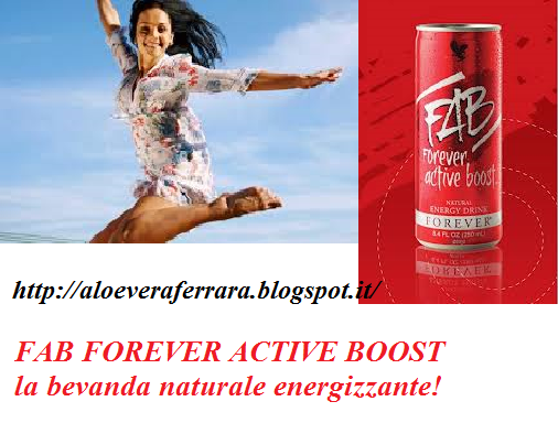 FAB Forever Active Boost, la bevanda naturale energizzante