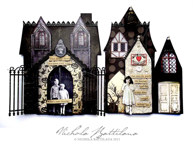 Altered Art Haunted Houses - Nichola Battilana