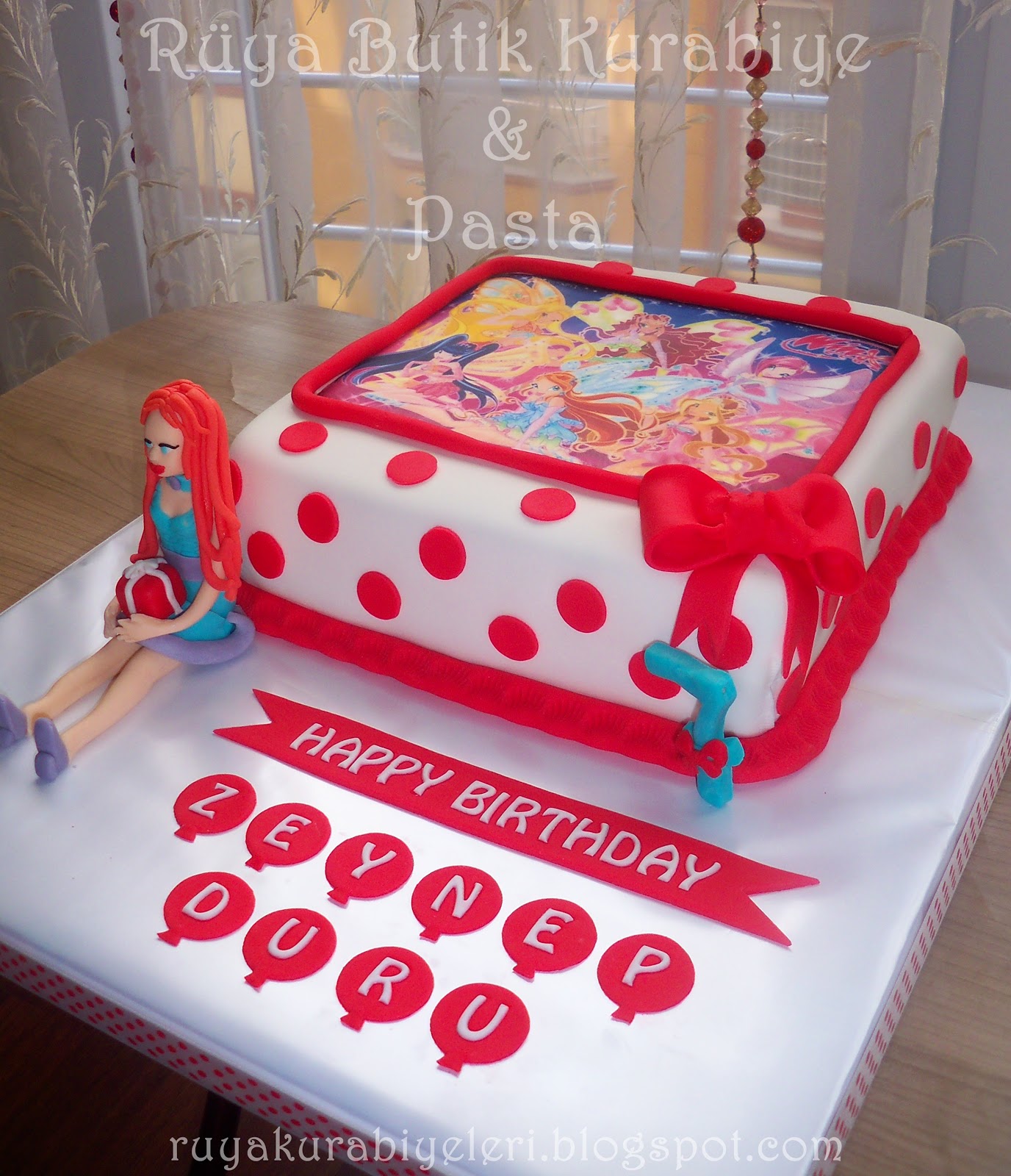 Rüya Butik Kurabiye &amp; Pasta Winx Pastası