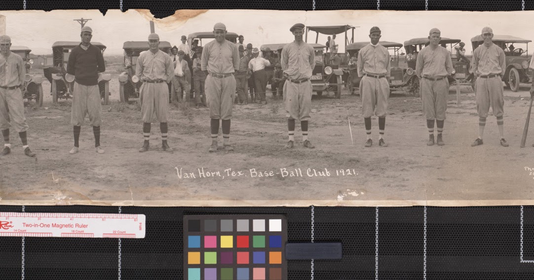 Texas Mountain Trail Daily Photo 1921 Van Horn baseball team
