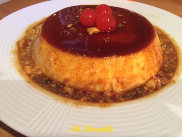 Flan De Naranja.
