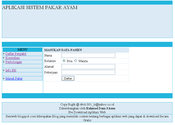 Aplikasi Sistem Pakar Dengan Php Redirect Aplikasi Sistem Pakar Dengan Php Redirect