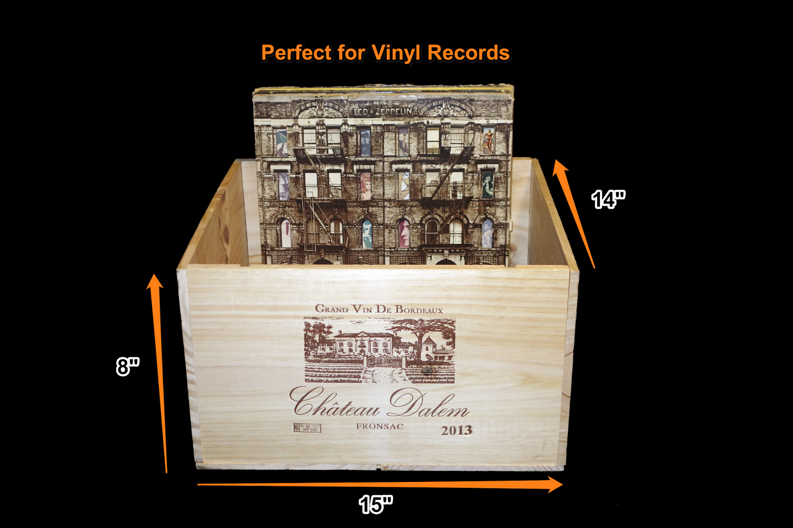 Wooden Wine Boxes & Wine Crates: Wine Boxes for Vinyl Record Storage How Much Does A Box Of Vct Weigh