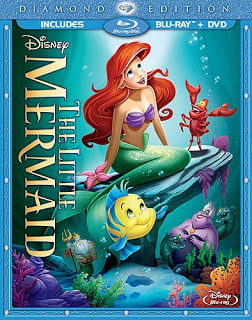 The Little Mermaid Blu-ray cover filmprincesses.blogspot.com