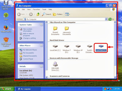 Learn how to hide files and folders in windowsXP step4 Learn how to hide files and folders in windowsXP step4