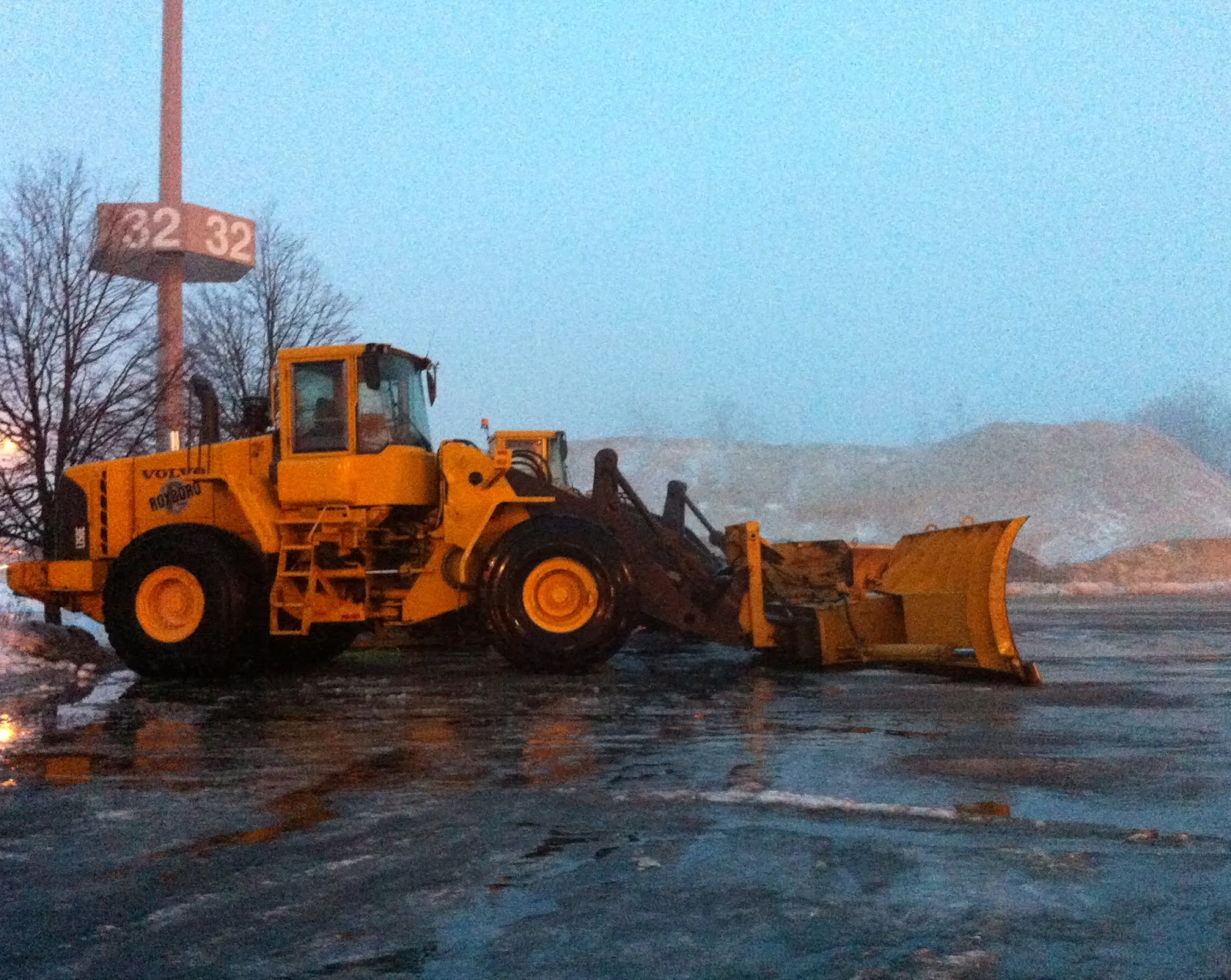 This is the part of winter I don't like! Dirty, massive piles of snow