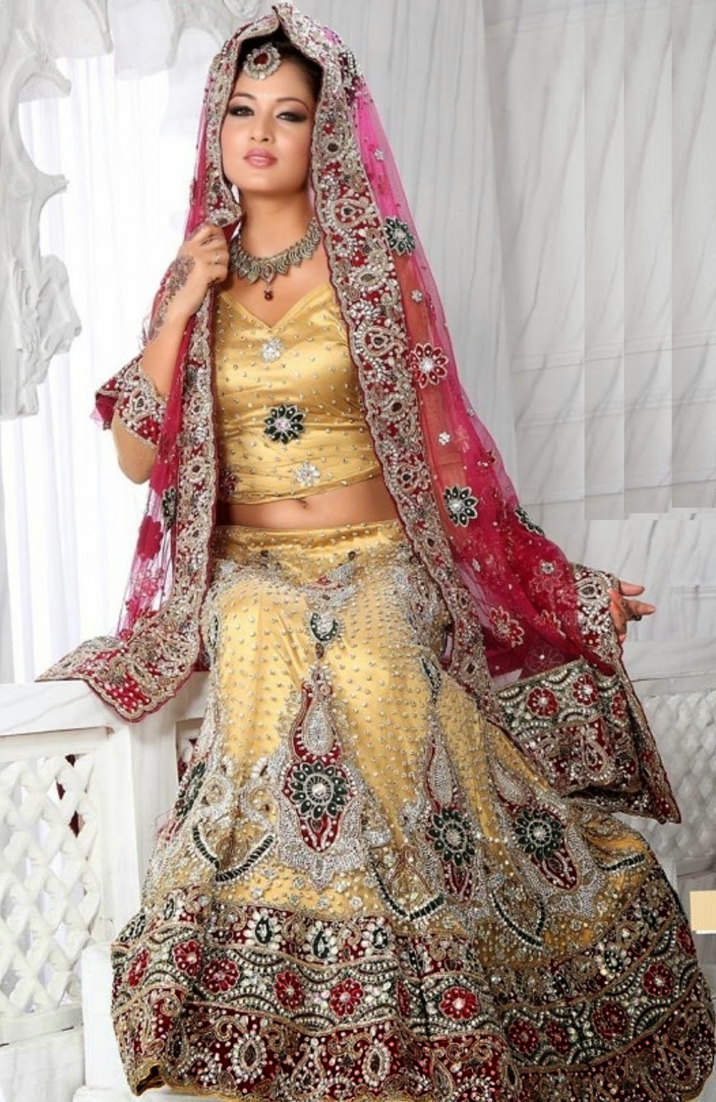 Latest New Bridal Walima Dress Wallpapers Free Download