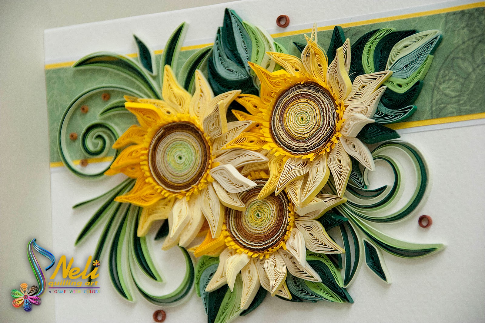 Neli Quilling Art Sunflowers