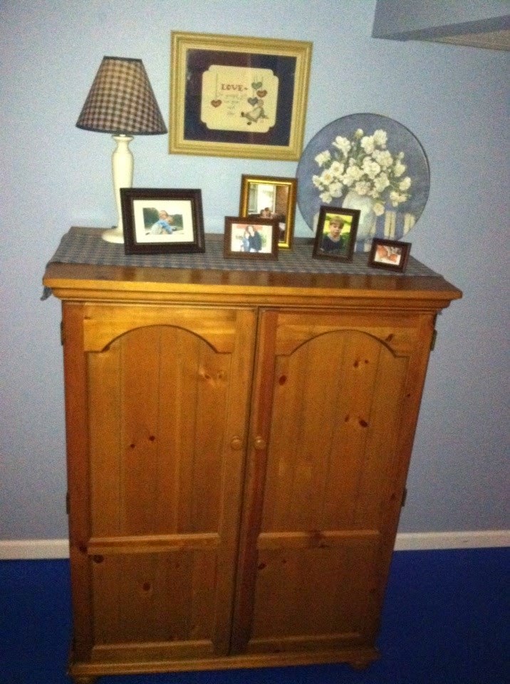 What to do with an Old TV Wall Unit Walking on Sunshine