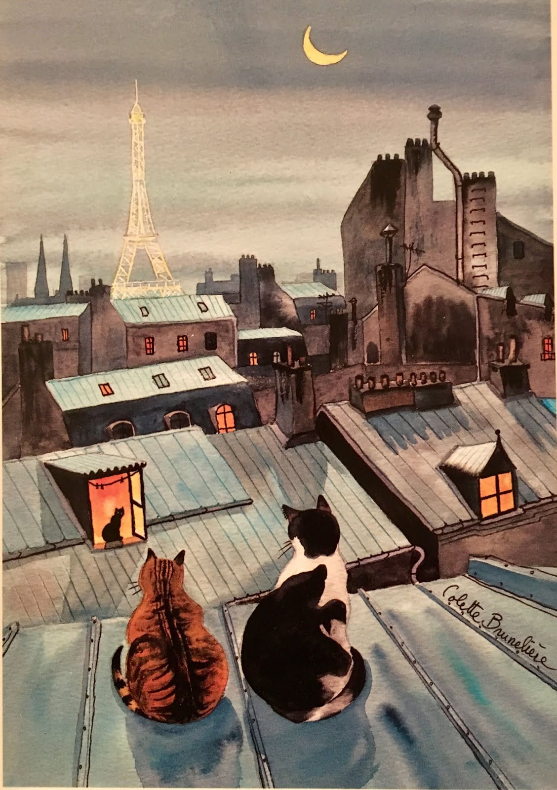 Those adorable Paris cats,...